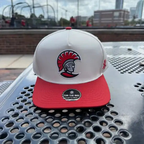 Spartan Hat | Khaki / Red