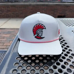 Spartan Hat | White / Red / Rope