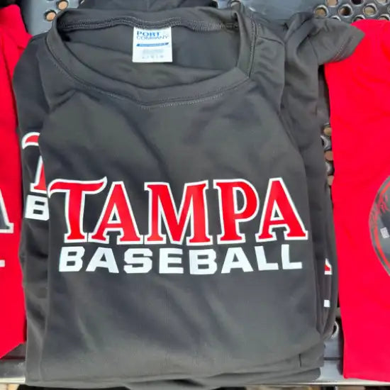 Tampa Baseball | Red on Black