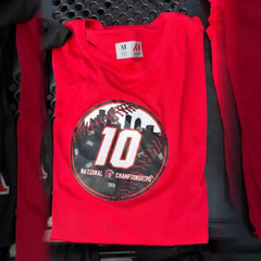 10 National Championships Shirt | Red